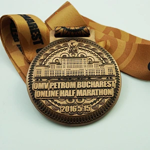 Custom marathon medal