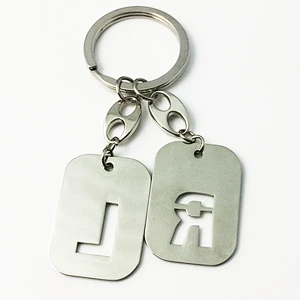 Keychain with letters