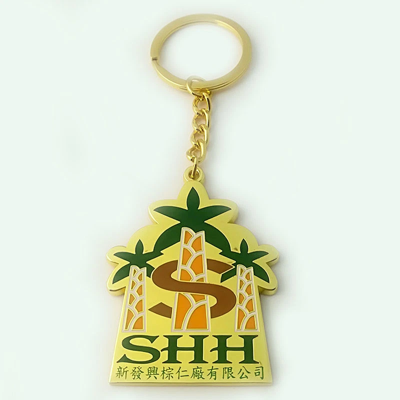 coco shape metal keychain souvenirs