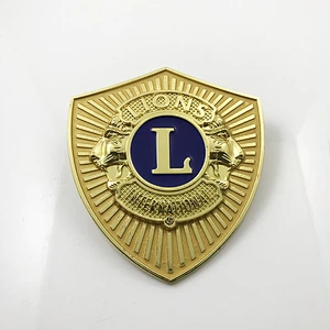 International Lions club custom 3D car emblem