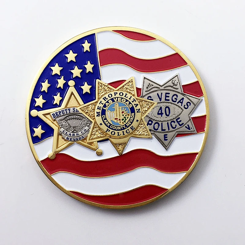LAS VEGAS police coin