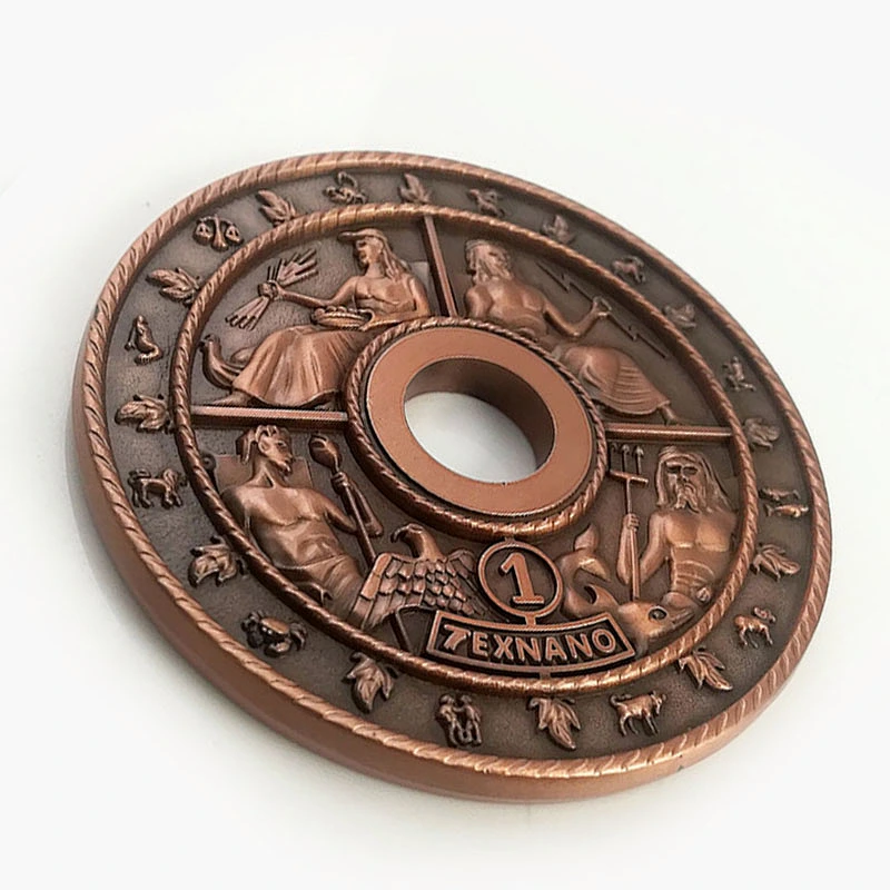 Metal antique challenge coins