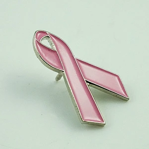 Custom ribbon metal pin badge