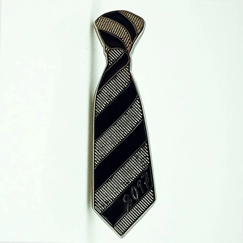 Men's tie shaped pin