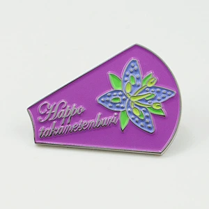 Custom stoving varnish pin badge