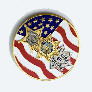 LAS VEGAS police coin