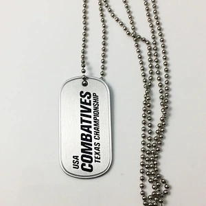 Aluminum dog tag