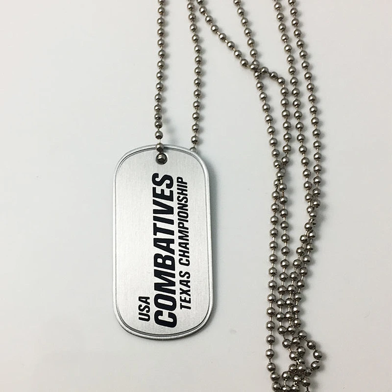 Aluminum dog tag