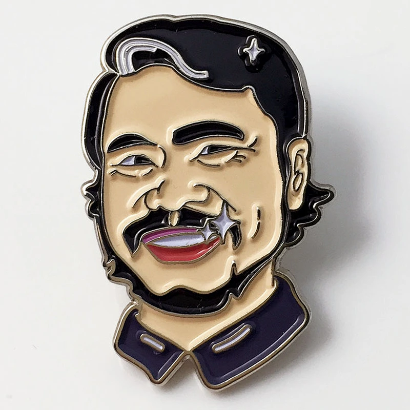 Cartoon human  badge