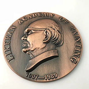 3D cooper souvenir coin