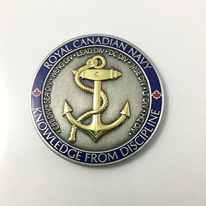 Royal Canadaian navy challenge coin
