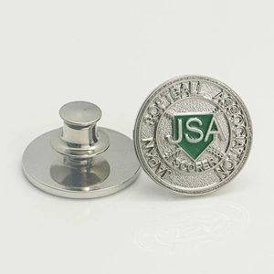 Custom round shape stoving varnish badge