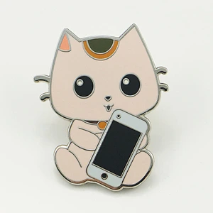 Animal cartoon pin badge
