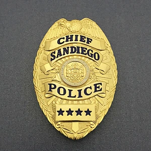 Customized personalized sheriff badge