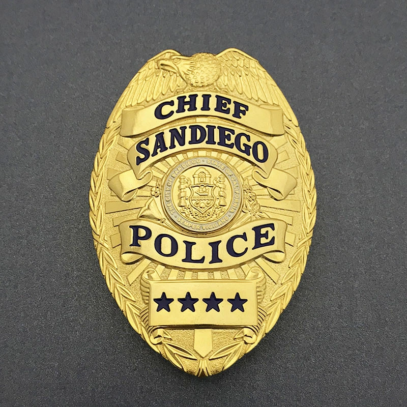 Customized personalized sheriff badge