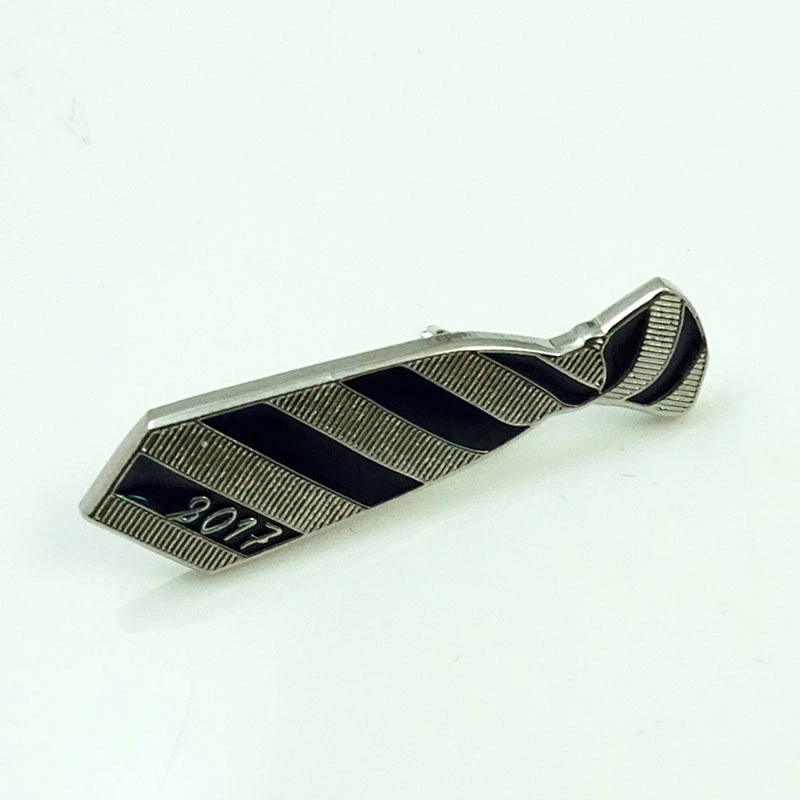 Men's tie shaped pin