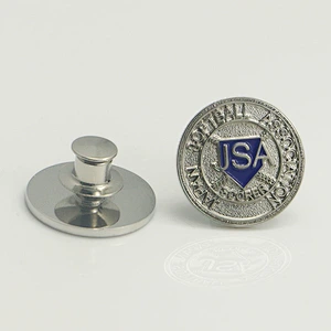 Custom round shape stoving varnish badge