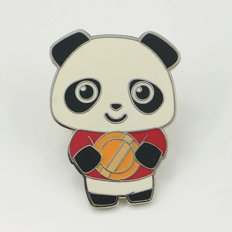 Animal cartoon pin badge