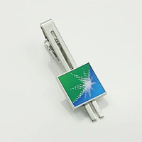 Squar logo tie clips