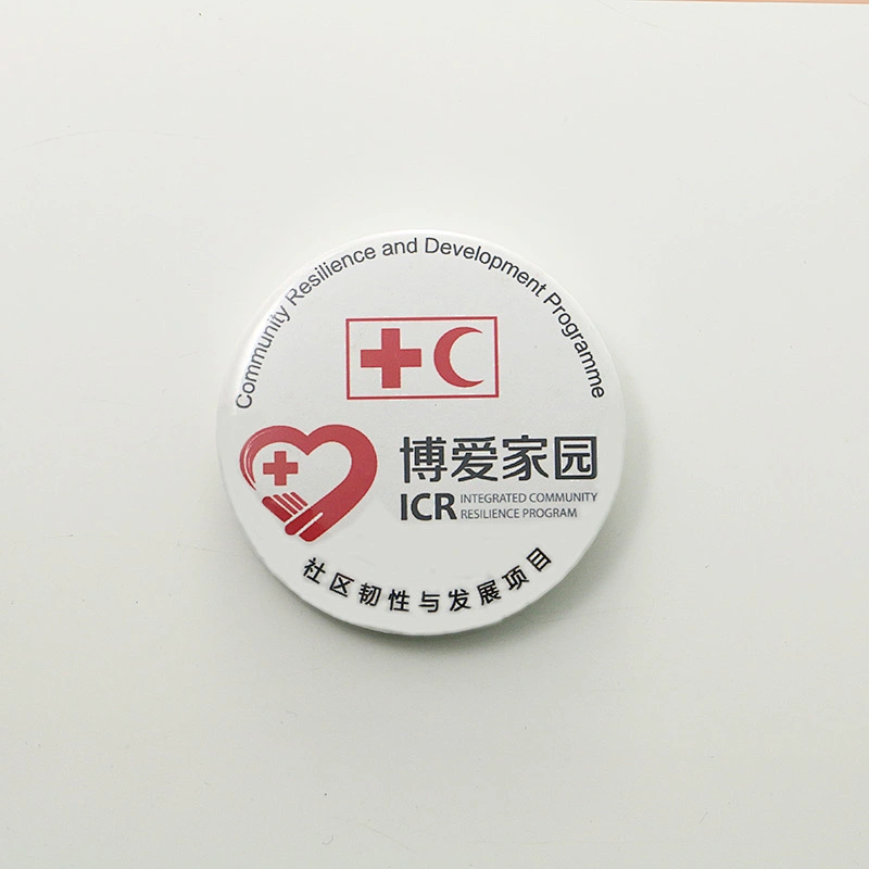 Tin button badge