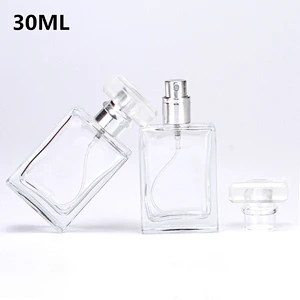 30ml Square Glass Perfume Bottle with Cap