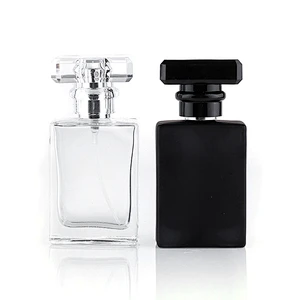 30ml Square Glass Perfume Bottle with Cap