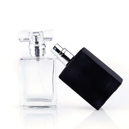 30ml Square Glass Perfume Bottle with Cap