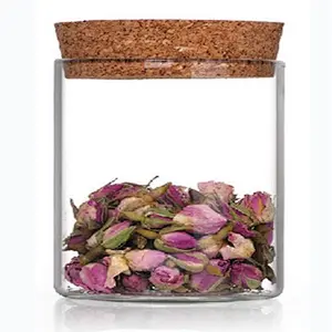 Best Selling Glass Storage Jar With Cork Lid