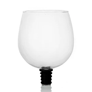 Borosilicate Wine Bottle Glass 16 Oz - the Goblet to Drink Straight from the Bottle