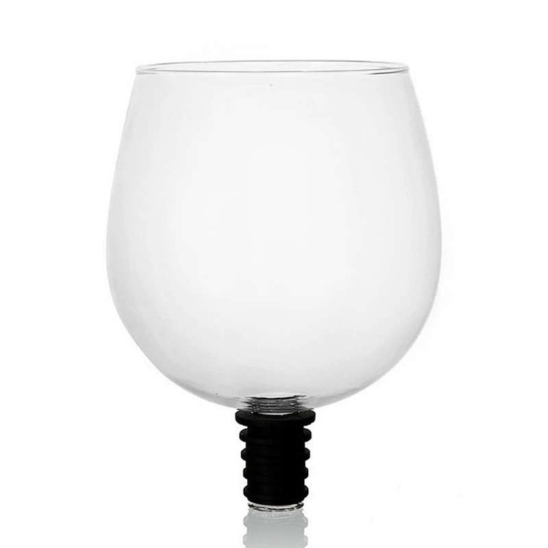 Borosilicate Wine Bottle Glass 16 Oz - the Goblet to Drink Straight from the Bottle