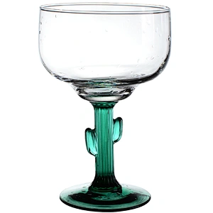 12oz Cactus Margarita Glass with Juniper Stem