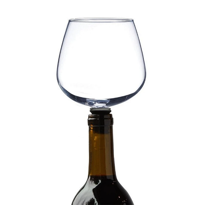 Borosilicate Wine Bottle Glass 16 Oz - the Goblet to Drink Straight from the Bottle