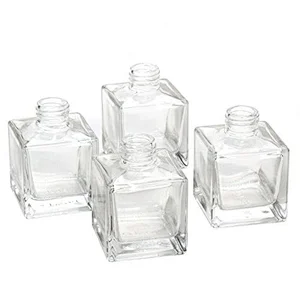 crystal clear glass diffuser bottle