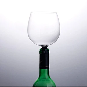 Borosilicate Wine Bottle Glass 16 Oz - the Goblet to Drink Straight from the Bottle