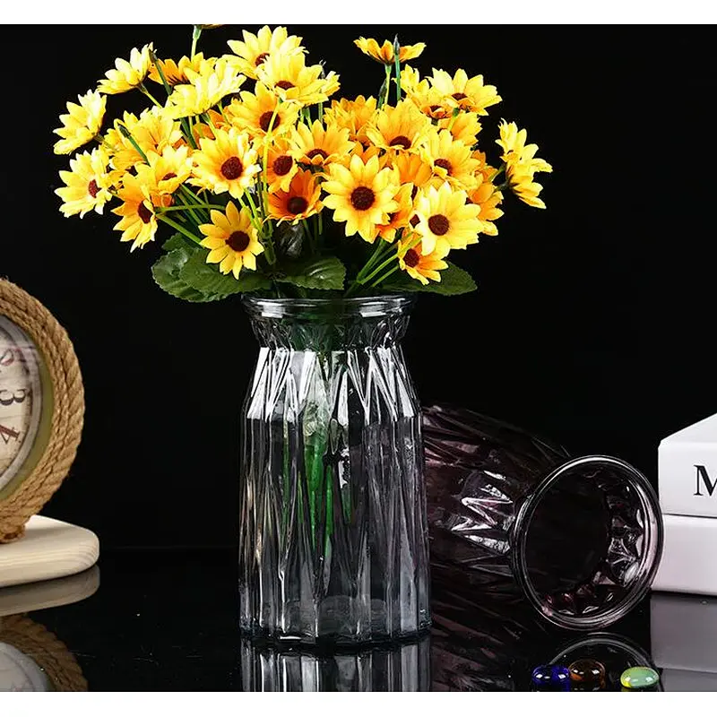 Wholesale Home Decoration European Style Origami Glass Vase