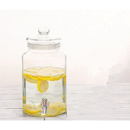 high quality 4 L glass beverage dispenser with/without stand