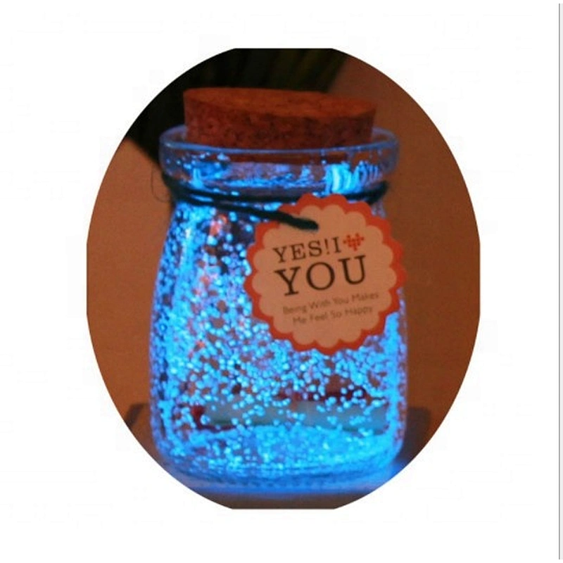 Glow-in-the-dark star jar glass wish jar with cork birthday gift valentine's day gift Decoration