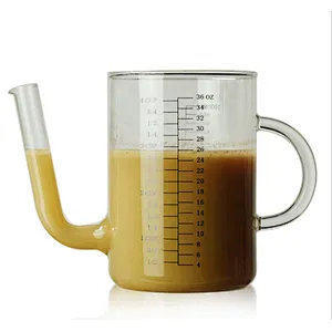 1000ml  Soup Juice Borosilicate Glass Measuring Cup for Kitchen Glassware