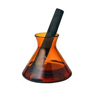 200ml Cone Shape Home Decor Glass Reed Diffuser Bottle With Carbon Rods