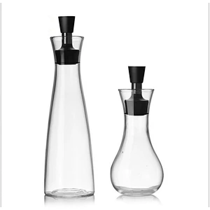 9oz 18 oz Stainless Steel Nozzle Glass Cruet