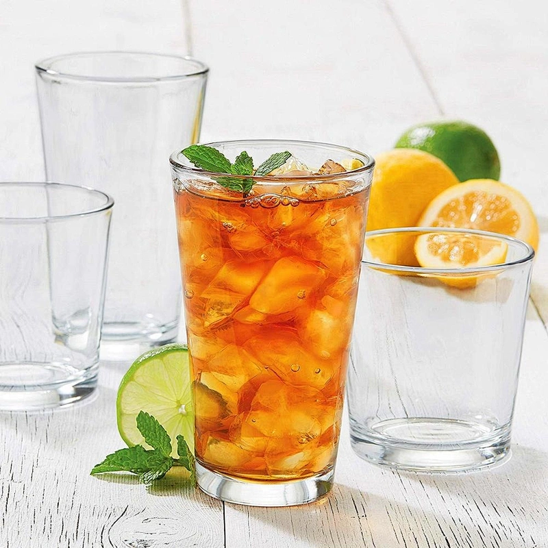 16oz Beer Coffee Beverage Glass Set Tumbler for Kitchenware Tableware