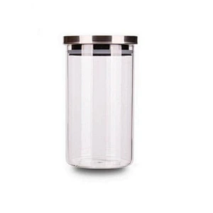 Pyrex Borosilicate Glass Storage Jar With  Lid