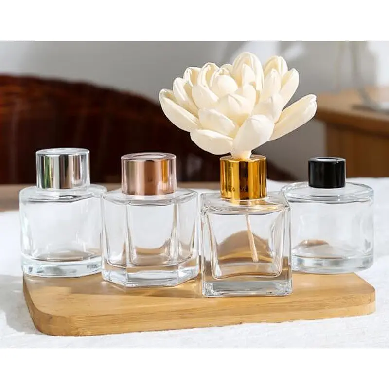 Luxury Round  Diffuser Glass Bottle