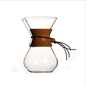 Large capacity Hand-brewed coffee pot heat resistant Borosilicate glass coffer maker
