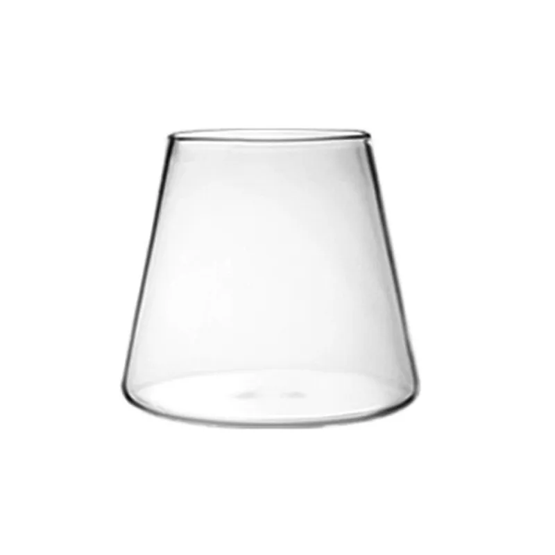 Special Shape Clear Whiskey WIne Beer Icecream Borosilicate Glass Mug