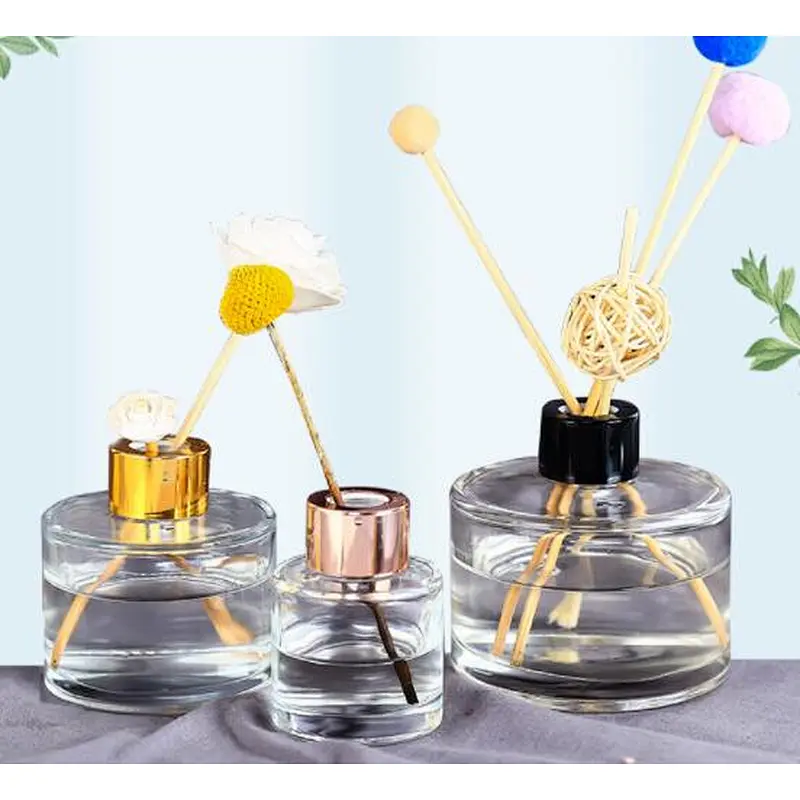 Luxury Round  Diffuser Glass Bottle