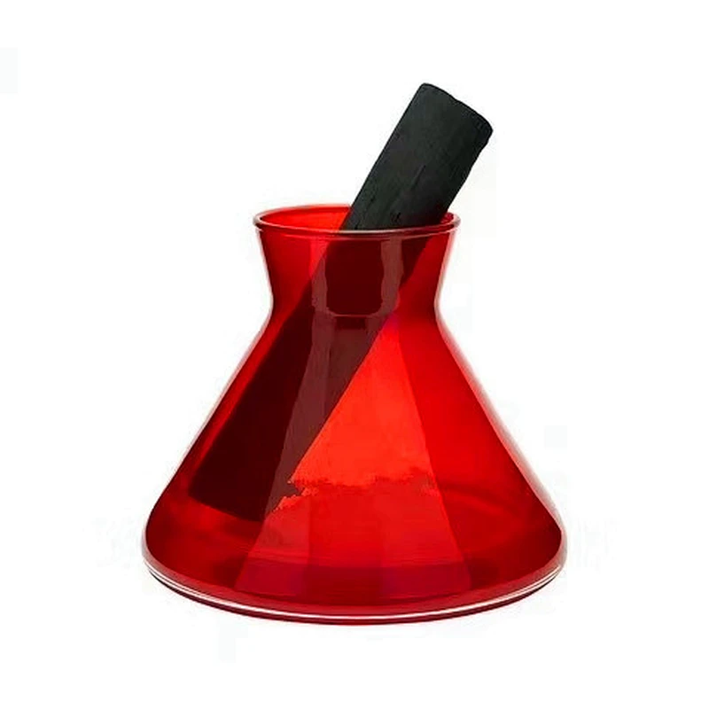200ml Cone Shape Home Decor Glass Reed Diffuser Bottle With Carbon Rods