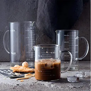 350ml 500ml 1000ml Kitchen Borosilicate Measuring Glass
