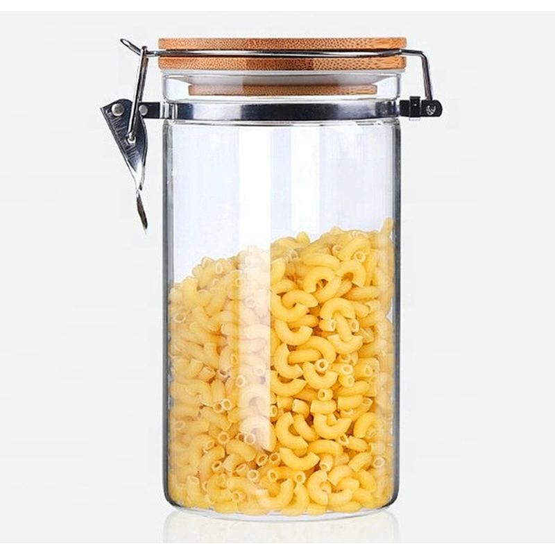 Pyrex Borosilicate Food Snack Cookie Storage Glass Jar with Lid for Kitchen