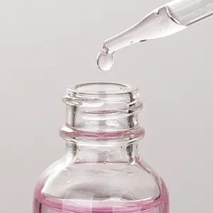 30ml essential oil bottle Transparent Boston Bottle glass dropper  bottle